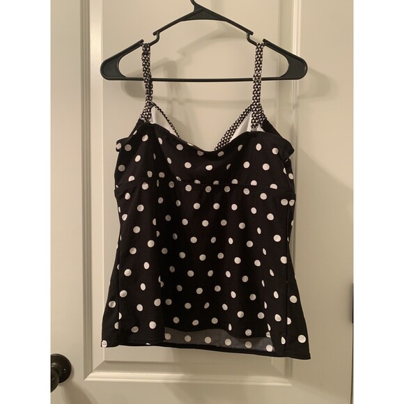 Pure Paradise Women's Polka Dot Swim Top Unpadded Size Unknown Multicolor - Picture 8 of 8